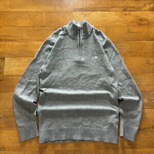 Abercrombie & Fitch Men's Grey and Blue Jumper